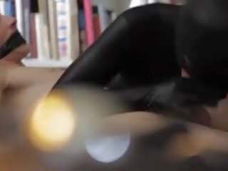 Catsuit Intruder Fucks Her adult clip Slave