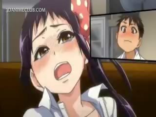 Hard up Anime Teeny Blowing And Fucking Giant dick