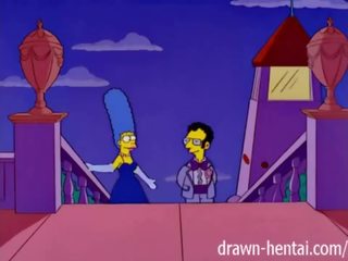 Simpsons x rated film - Marge and Artie afterparty
