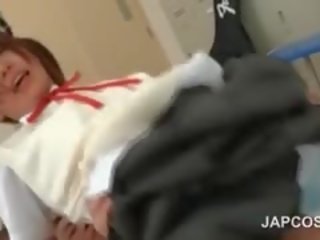 Hapon kaakit-akit bata babae fucked aso estilo sa pamamagitan ng sexually aroused guro