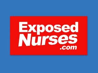 Utsatt sykepleiere: splendid sykepleier spiller med henne spekula
