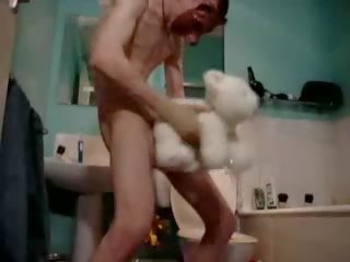 Skinny buddy Fuck His Little Toy Bear show