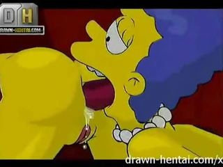 Simpsons x rated film - bukkake gangbang