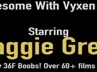 Huge Titty Bisexual Maggie Green Sucks on a Hard prick With groovy Vyxen Steel!