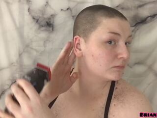 All Natural femme fatale films Head Shave For First Time