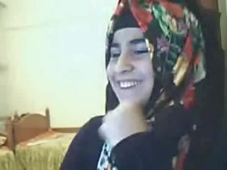 Hijab dragă arată fund pe camera web arab x evaluat video canal
