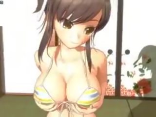 Animated lady Stripping In Class