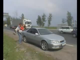 Mi escolar golpeado en la coche