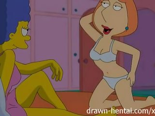 レズビアン エロアニメ - lois griffin と marge simpson