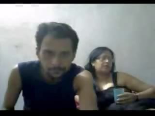 Indian nubile couple mr and mrs gupta in webcam