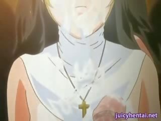 Hentai honey gets penetrated and gets cumshot
