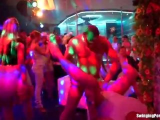 Bi party whores are fucked in sex clip orgy