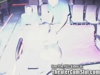 Big Titty Brunette MILF prostitute Gets Anal Creampies From adult video Theater Strangers