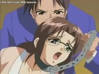 Goddess in chains cums on sik in anime