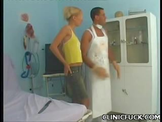 Blonde Hottie Enjoys Clinic x rated video