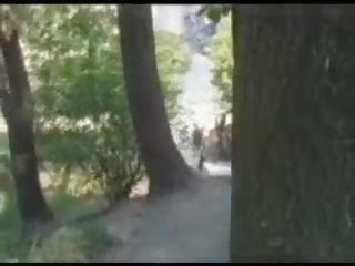 Blowjob in the forest