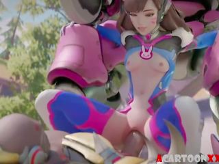 魅力的な overwatch heroes 入手する プッシー ファック, 大人 映画 82