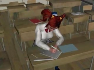 Animated mahasiswa sucks her guru manhood