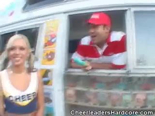 Cheerleader Sucks on Ice Cream juveniles putz