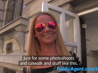 PublicAgent enticing blonde fuck a fake modelling agent for cash