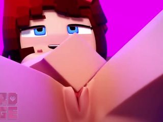 Minecraft xxx film scarlett masturbation animasi w/ sound (by hardedges)