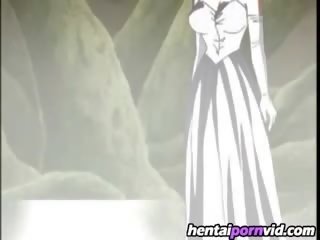 Busty Pink Haired Hentai feature Riding On Hard phallus
